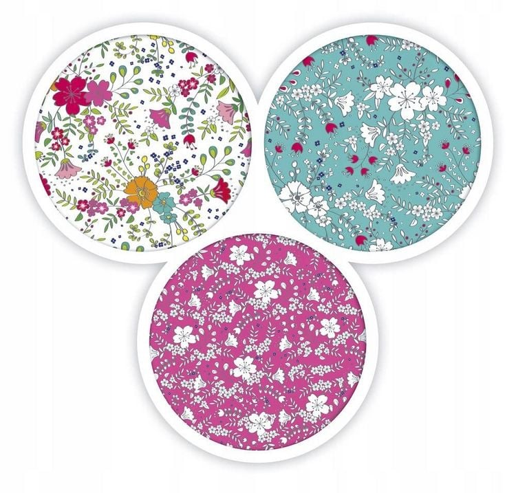 Produktbild: Oxford GO Floral Spiralbuch A5, liniert 7 mm, Softcover mit Soft Touch Finish, wei&szlig;e Doppelspirale, 60 Blatt, Optik Paper, SCRIBZEE-kompatibel, 1 St&uuml;ck sortiert