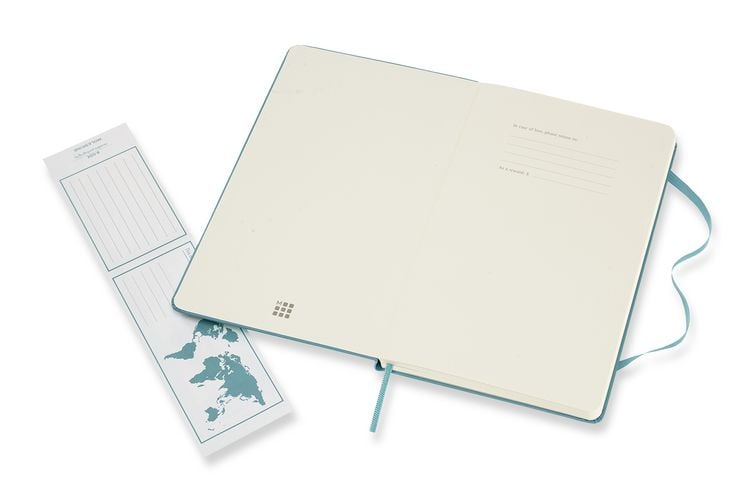 Produktbild: Moleskine Notizbuch Large/A5, Blanko, Hard Cover, Riff Blau