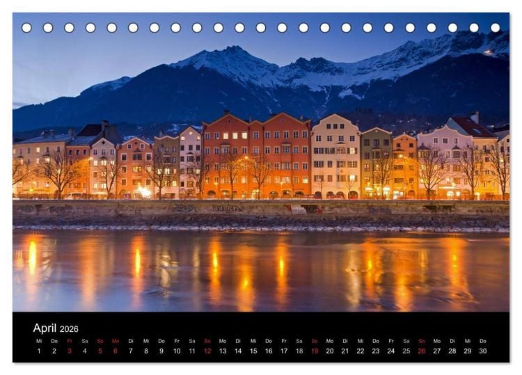 Produktbild: Alpen (Tischkalender 2026 DIN A5 quer), CALVENDO Monatskalender