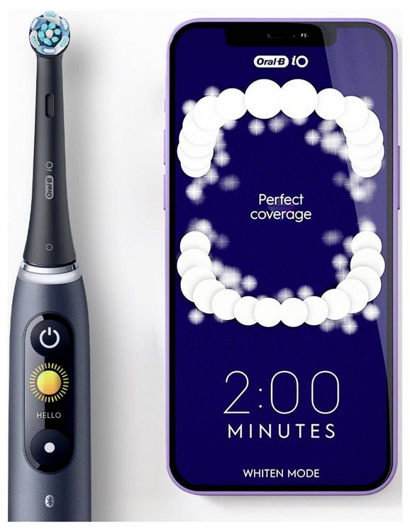 Produktbild: Oral-B iO Series 9 Luxe Elektrische Zahnb&uuml;rste Rotierend/Oszilierend Wei&szlig;