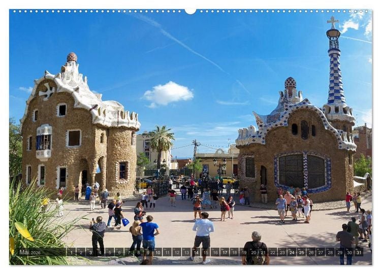 Produktbild: Barcelona - Von Gotik bis Modernisme (Wandkalender 2026 DIN A2 quer), CALVENDO Monatskalender