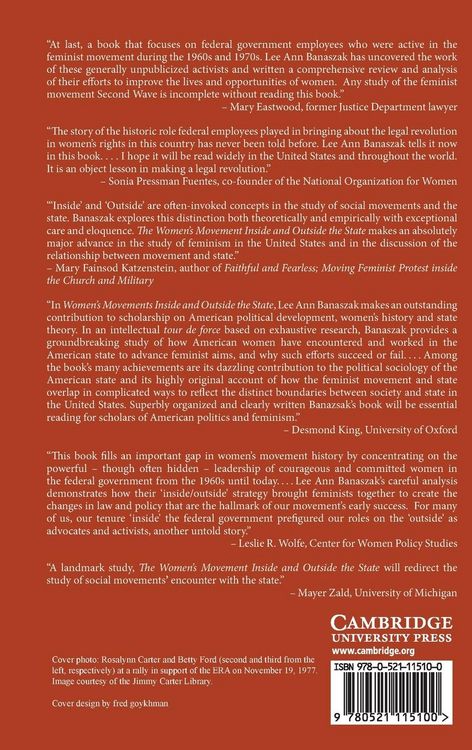 Produktbild: The Women's Movement Inside and Outside the State