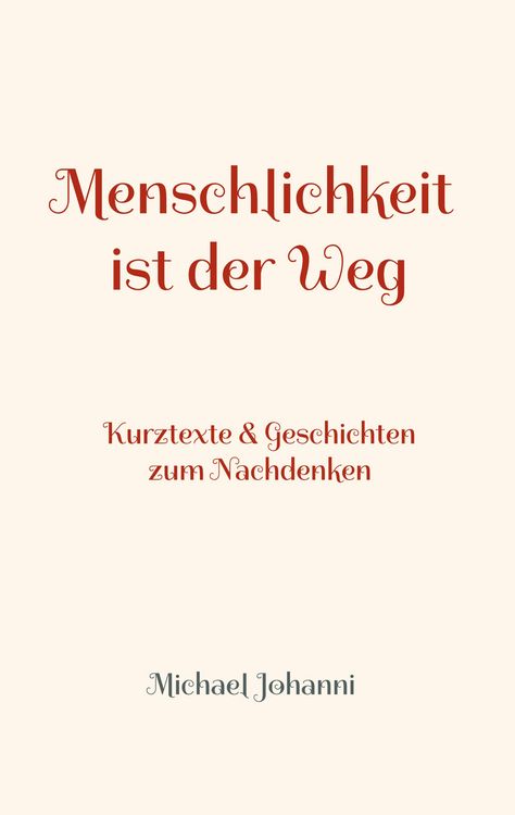 Produktbild: Menschlichkeit ist der Weg
