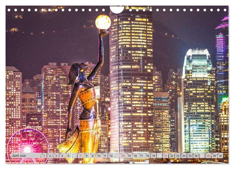 Produktbild: Hongkong Impressionen (Wandkalender 2026 DIN A4 quer), CALVENDO Monatskalender