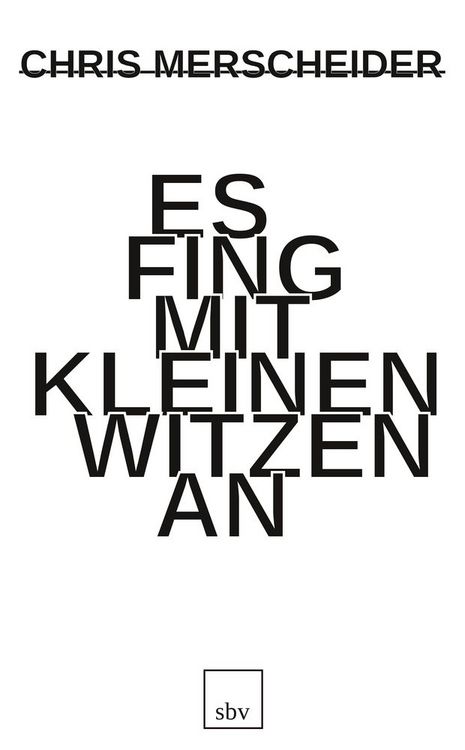 Produktbild: Es fing mit kleinen Witzen an