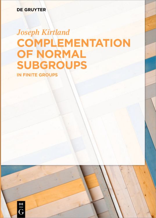 Produktbild: Complementation of Normal Subgroups