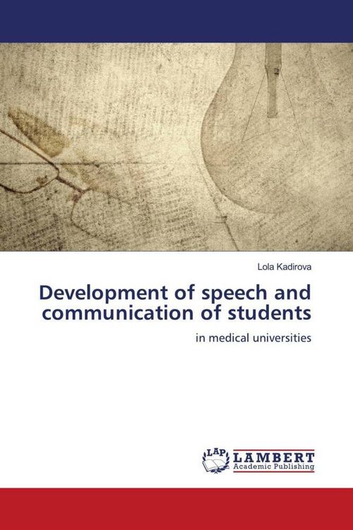Produktbild: Development of speech and communication of students