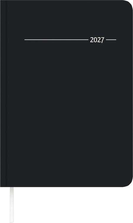 Produktbild: Buchkalender Tucson schwarz A5 Register 2027