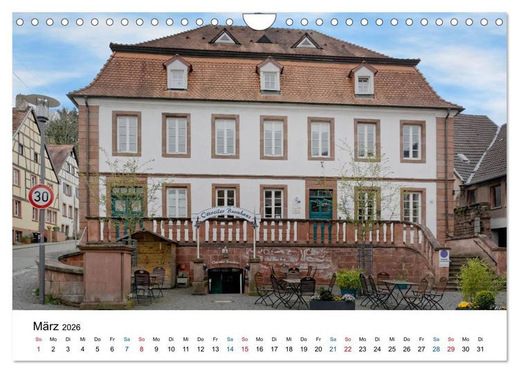 Produktbild: Ottweiler - Barockperle im Saarland (Wandkalender 2026 DIN A4 quer), CALVENDO Monatskalender