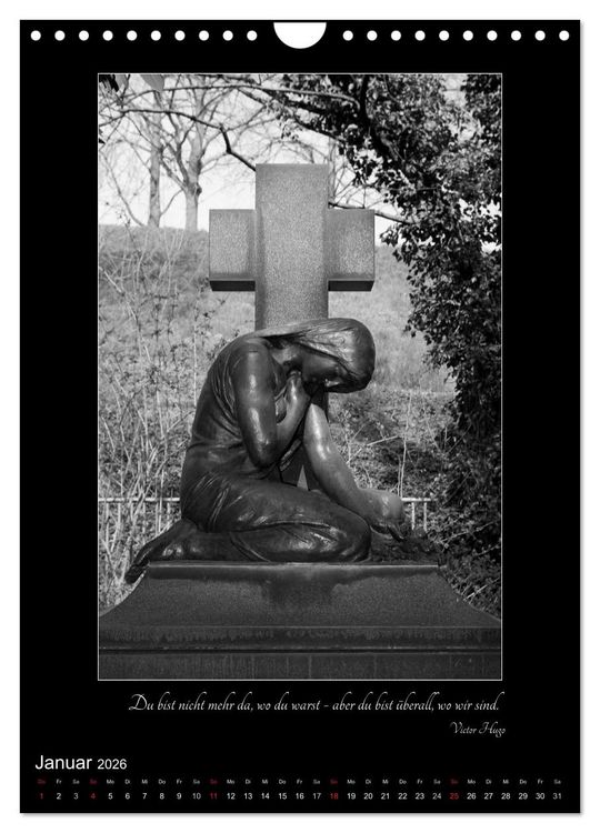 Produktbild: S&uuml;dfriedhof Leipzig (Wandkalender 2026 DIN A4 hoch), CALVENDO Monatskalender