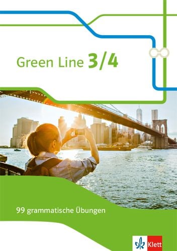Produktbild: Green Line 3/4. 99 grammatische &Uuml;bungen mit L&ouml;sungen Klasse 7/8. (G8 und G9) Bundesausgabe ab 2014. Klasse