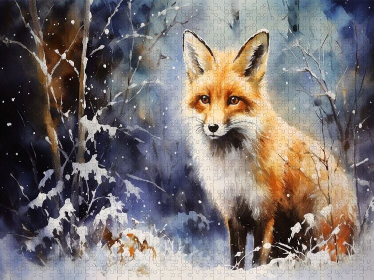 Produktbild: CALVENDO Puzzle Ein Motiv aus dem Kalender "Zw&ouml;lf Monate im Wald" | 1000 Teile Lege-Gr&ouml;&szlig;e 64x48cm Foto-Puzzle f&uuml;r gl&uuml;ckliche Stunden