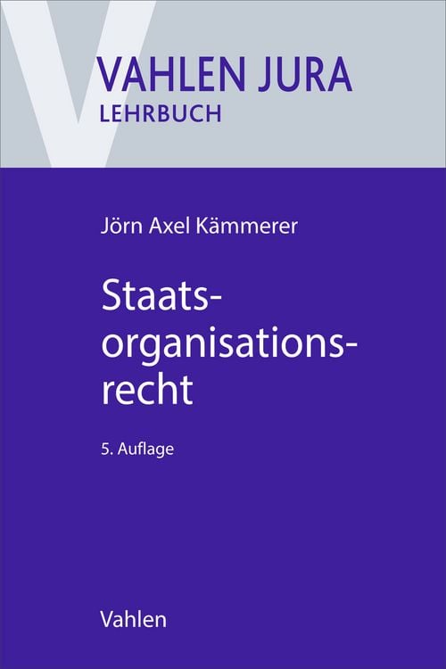 Produktbild: Staatsorganisationsrecht