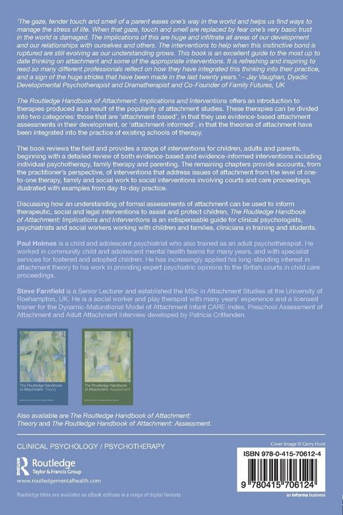 Produktbild: The Routledge Handbook of Attachment