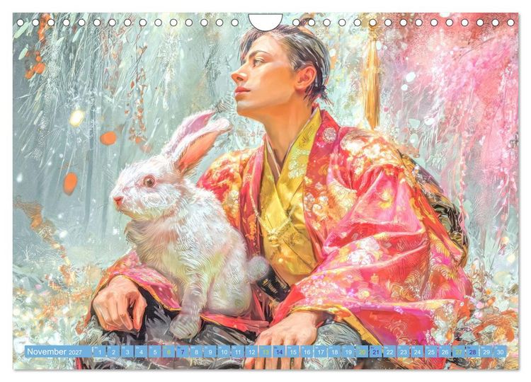 Produktbild: Japanische Figuren - Im Anime-Stil (Wandkalender 2027 DIN A4 quer), CALVENDO Monatskalender