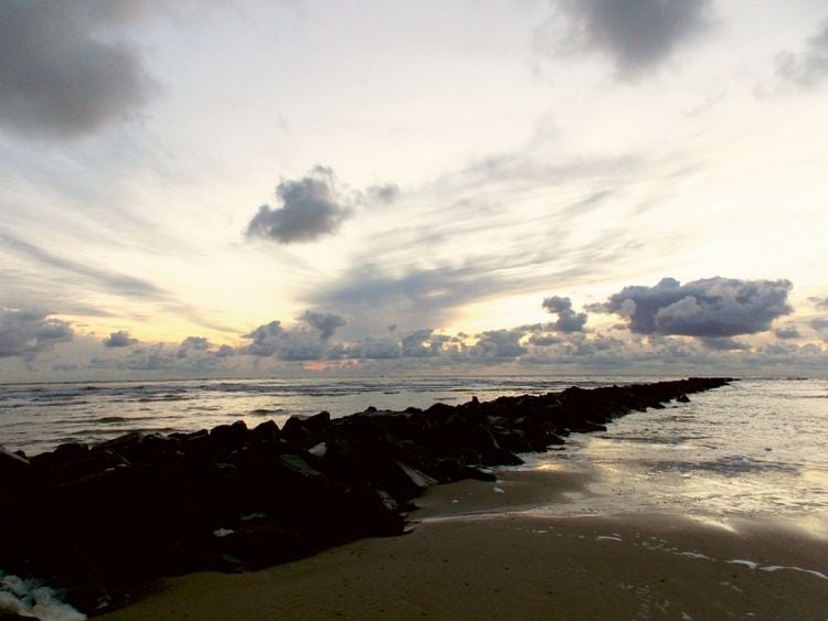 Produktbild: CALVENDO Puzzle Abends am Strand von Texel | 1000 Teile Lege-Gr&ouml;&szlig;e 64x48cm Foto-Puzzle f&uuml;r gl&uuml;ckliche Stunden