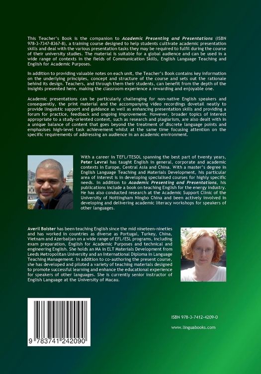 Produktbild: Academic Presenting and Presentations