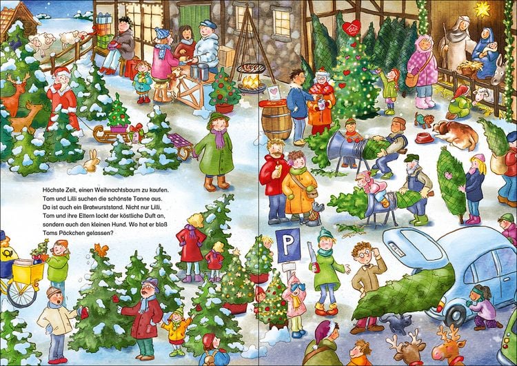Produktbild: Mein liebstes Weihnachts-Wimmelbuch