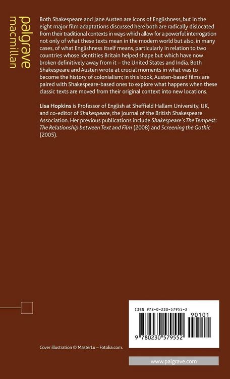 Produktbild: Relocating Shakespeare and Austen on Screen