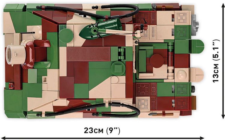 Produktbild: COBI Historical Collection 2585 - Sturmm&ouml;rser Sturmtiger 38cm, Panzer, WWII, 1:28 Bausatz, 1100 Klemmbausteine, 1 x Spielfigur