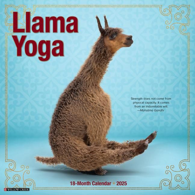Produktbild: Llama Yoga 2026 Wall Calendar