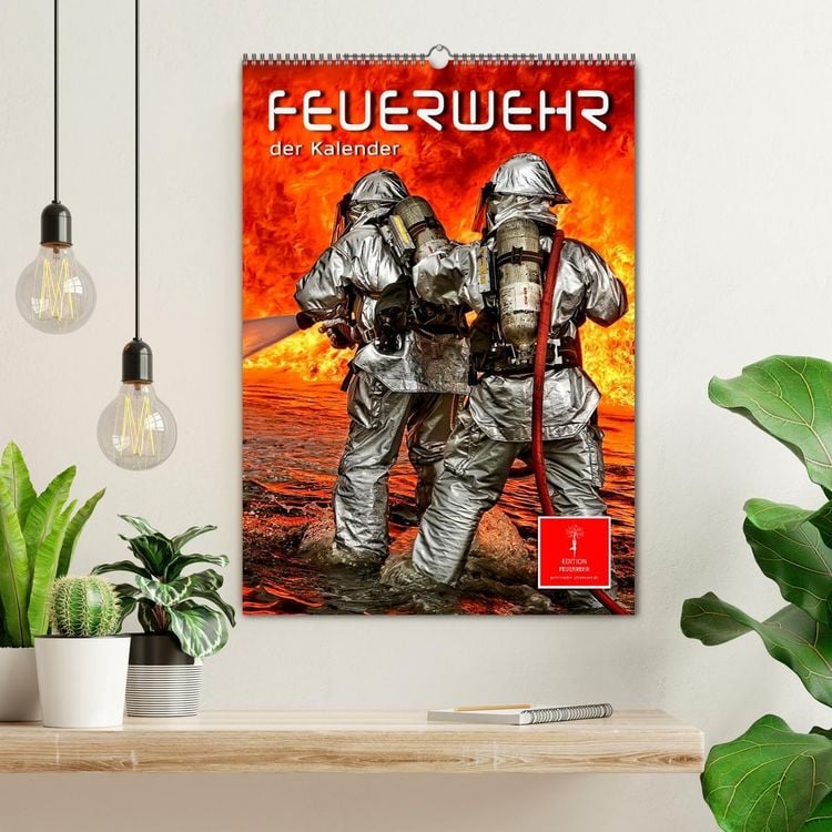 Produktbild: Feuerwehr - der Kalender (Wandkalender 2026 DIN A2 hoch), CALVENDO Monatskalender