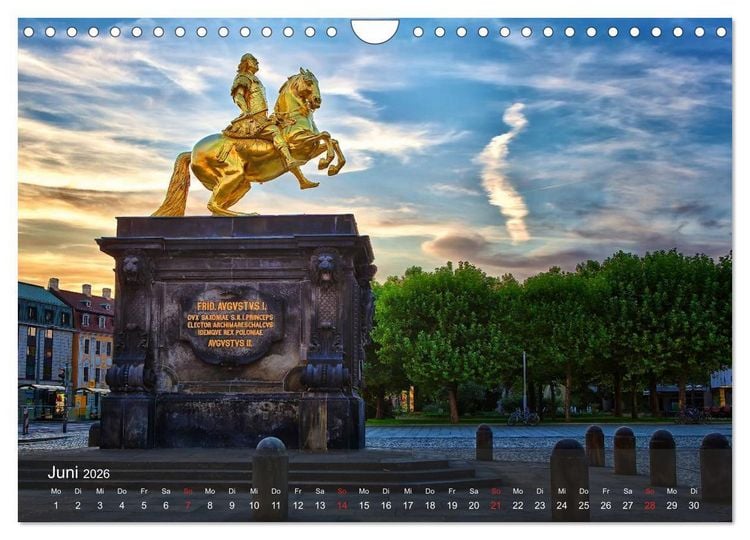 Produktbild: Dresden Bilder 2026 (Wandkalender 2026 DIN A4 quer), CALVENDO Monatskalender