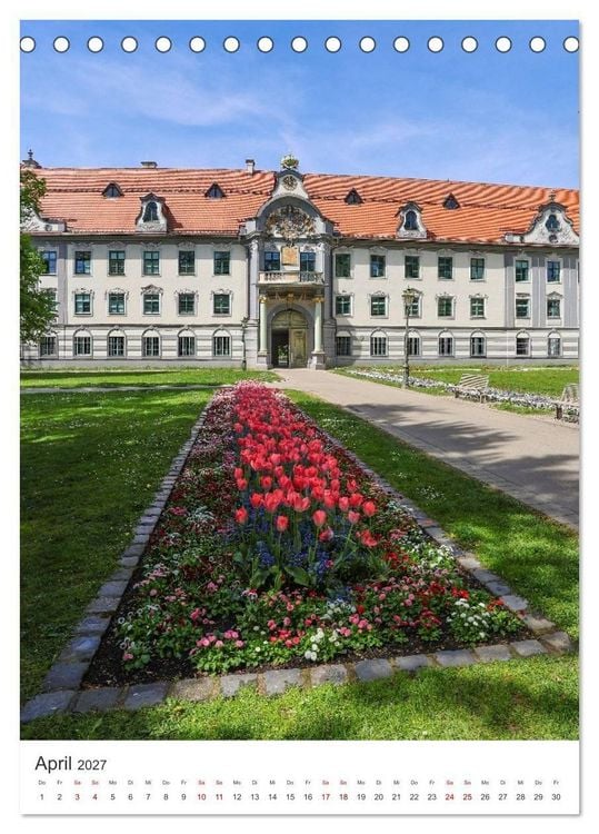 Produktbild: Augsburger Augenblicke - Schauen und Verweilen (Tischkalender 2027 DIN A5 hoch), CALVENDO Monatskalender