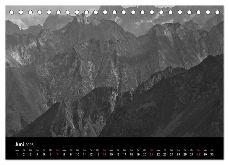 Produktbild: TIROL - Der Berliner H&ouml;henweg (Tischkalender 2026 DIN A5 quer), CALVENDO Monatskalender