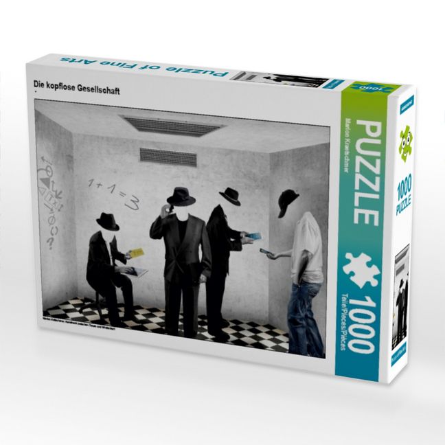 Produktbild: CALVENDO Puzzle Die kopflose Gesellschaft 1000 Teile Puzzle quer | 1000 Teile Lege-Gr&ouml;&szlig;e 64 &times; 48 cm Foto-Puzzle f&uuml;r gl&uuml;ckliche Stunden
