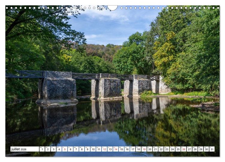 Produktbild: Entre Creuse et Berry la vall&eacute;e des peintres (Calendrier mural 2026 DIN A3 vertical), CALVENDO calendrier mensuel