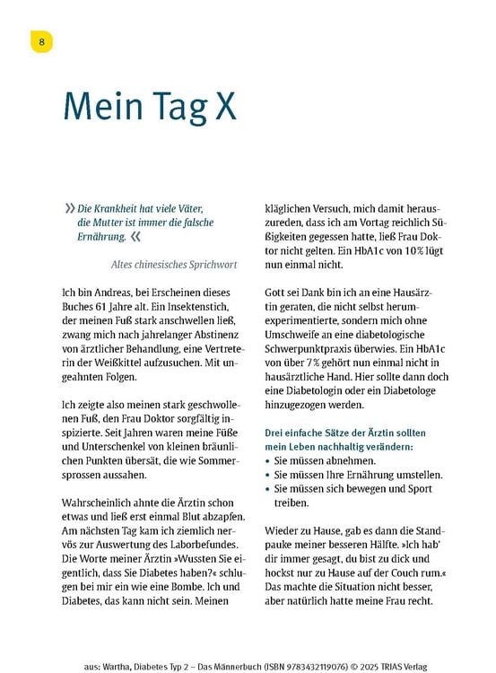 Produktbild: Diabetes Typ 2 - Das M&auml;nnerbuch