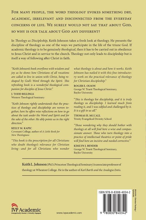 Produktbild: Theology as Discipleship