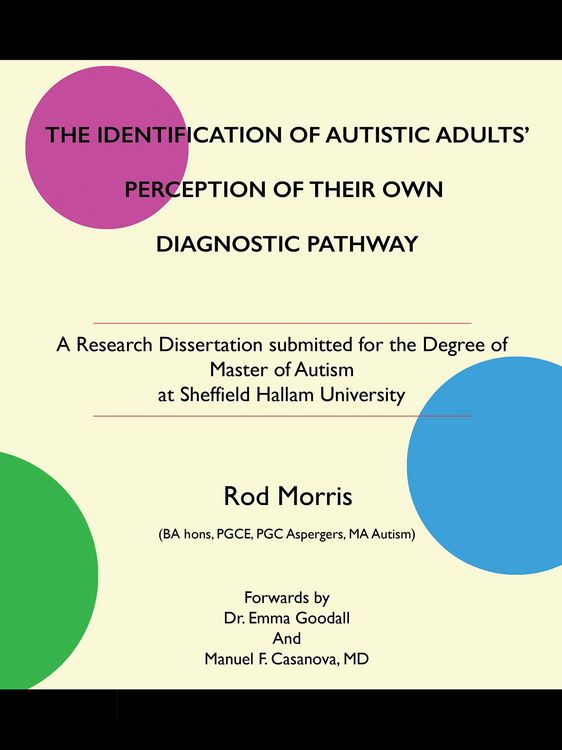 Produktbild: The Identification of Autistic Adults' Perception of Their Own Diagnostic Pathway