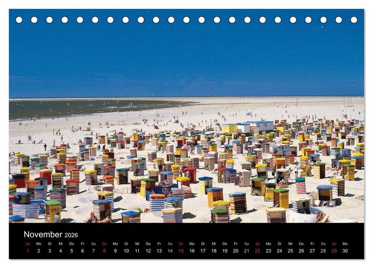 Produktbild: Ostfriesische Inseln (Tischkalender 2026 DIN A5 quer), CALVENDO Monatskalender
