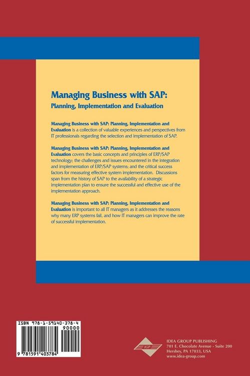 Produktbild: Managing Business with SAP