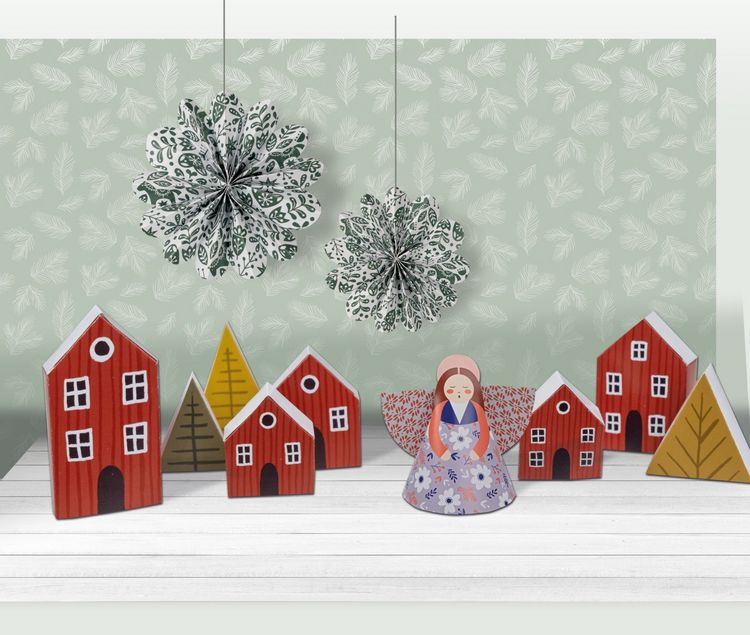 Produktbild: Meine kreative Weihnachtszeit. Das Verbastelbuch zum Ausschneiden, Aufkleben und Dekorieren