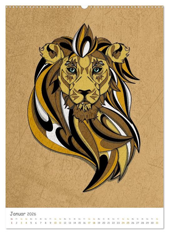 Produktbild: Fauna Fantastica (Wandkalender 2026 DIN A2 hoch), CALVENDO Monatskalender