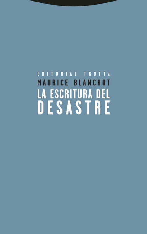 Produktbild: La escritura del desastre