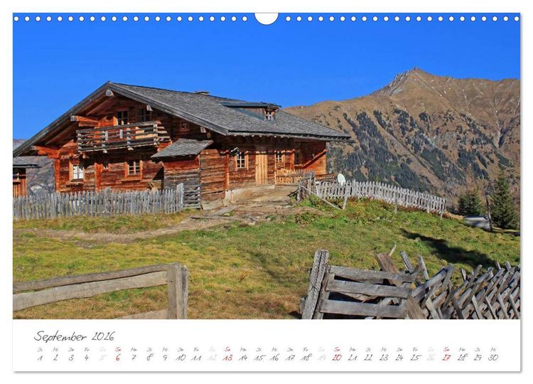 Produktbild: Einladung auf die Salzburger Almh&uuml;tten (Wandkalender 2026 DIN A3 quer), CALVENDO Monatskalender