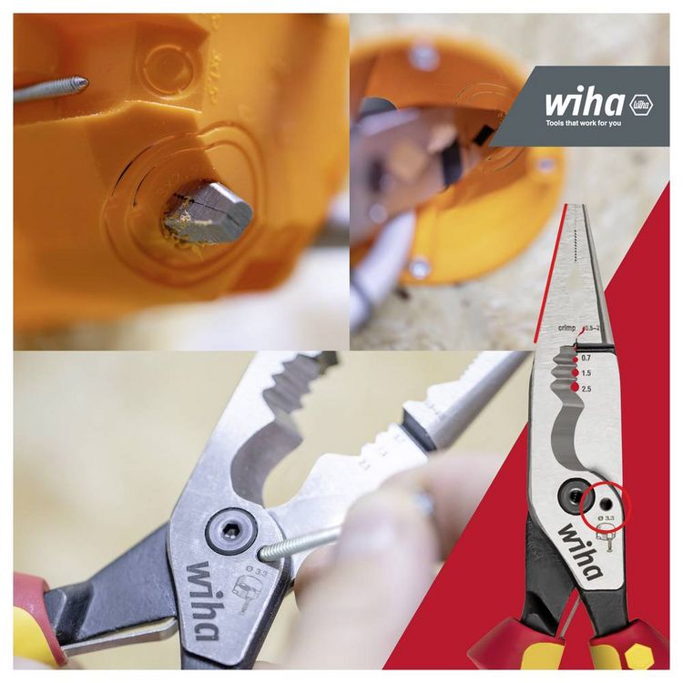 Produktbild: Wiha 45705 Universal Multifunktionszange 209mm