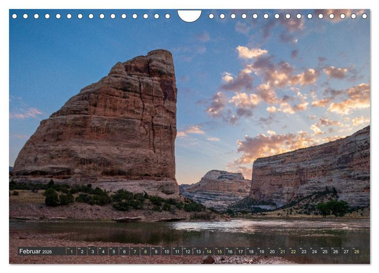 Produktbild: Westw&auml;rts - &Uuml;ber die Rocky Mountains zum Pazifik (Wandkalender 2026 DIN A4 quer), CALVENDO Monatskalender