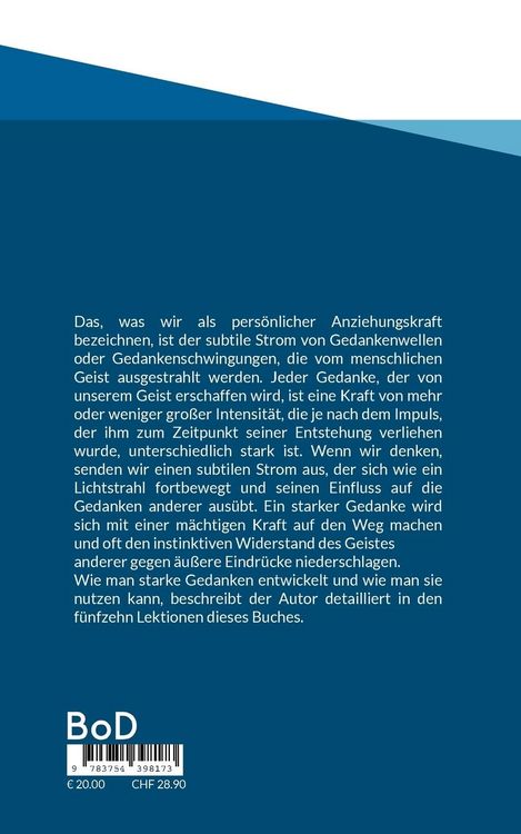 Produktbild: Pers&ouml;nliche Anziehungskraft und psychische Beeinflussung