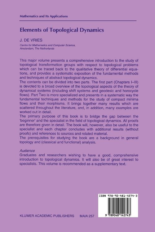 Produktbild: Elements of Topological Dynamics