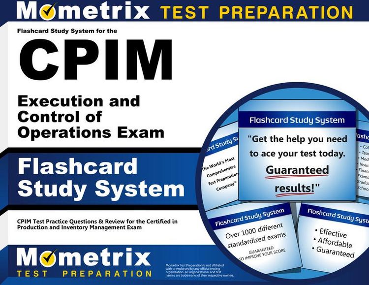 Produktbild: Flashcard Study System for the Cpim Execution and Control of Operations Exam