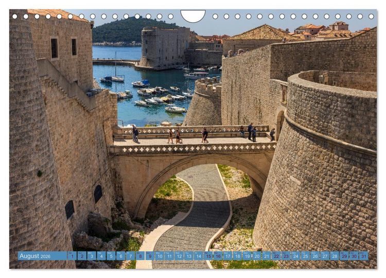Produktbild: Dubrovnik - Croatia The beauty of the Dalmatian coast (Wall Calendar 2026 DIN A4 landscape), CALVENDO 12 Month Wall Calendar