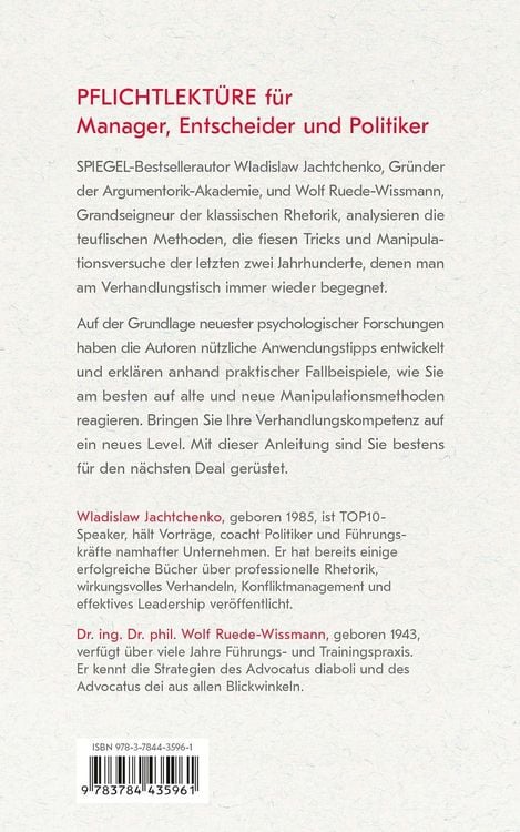 Produktbild: Satanische Verhandlungskunst