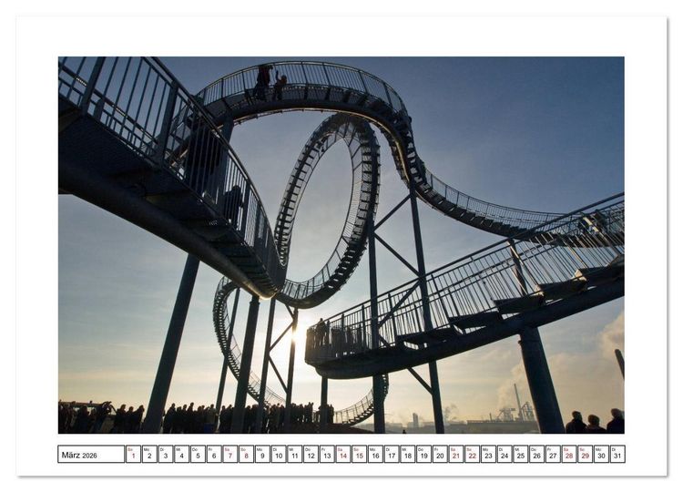 Produktbild: DUISBURG Facetten einer Stadt (Wandkalender 2026 DIN A4 quer), CALVENDO Monatskalender