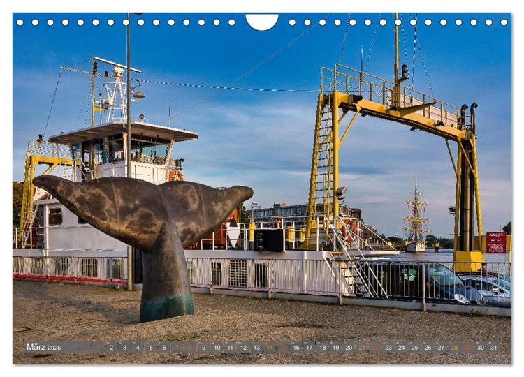 Produktbild: Bremens maritimer Norden: Vegesack (Wandkalender 2026 DIN A4 quer), CALVENDO Monatskalender