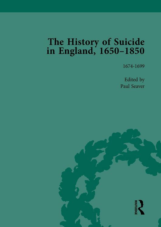 Produktbild: The History of Suicide in England, 1650-1850, Part I Vol 2